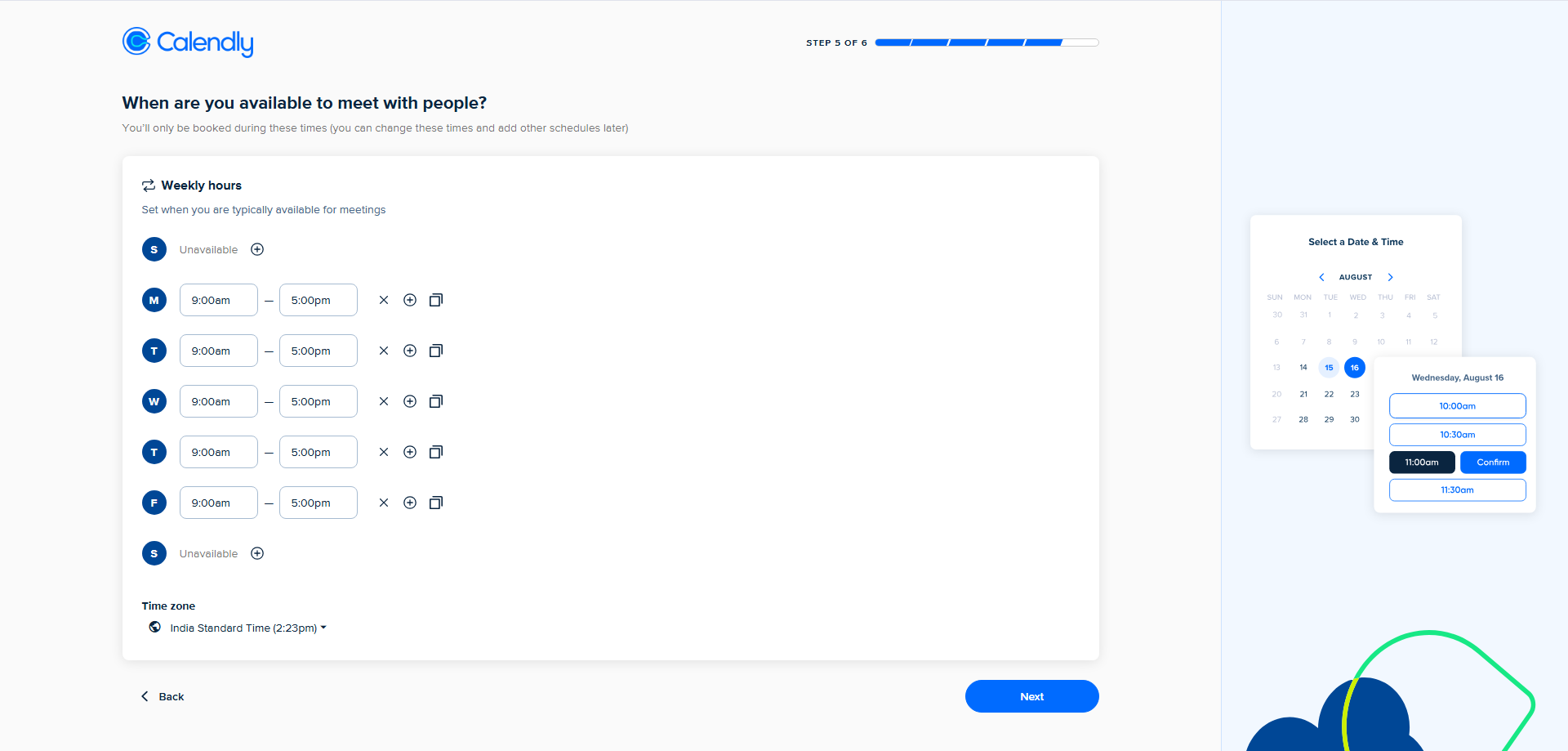 Calendly Meeting Slots